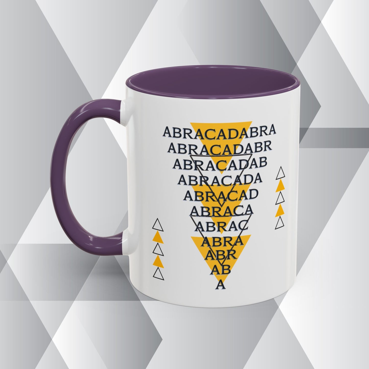 Abracadabra Manifest Accent Coffee Mug (11oz), A Spellbinding Reminder to Speak Magic