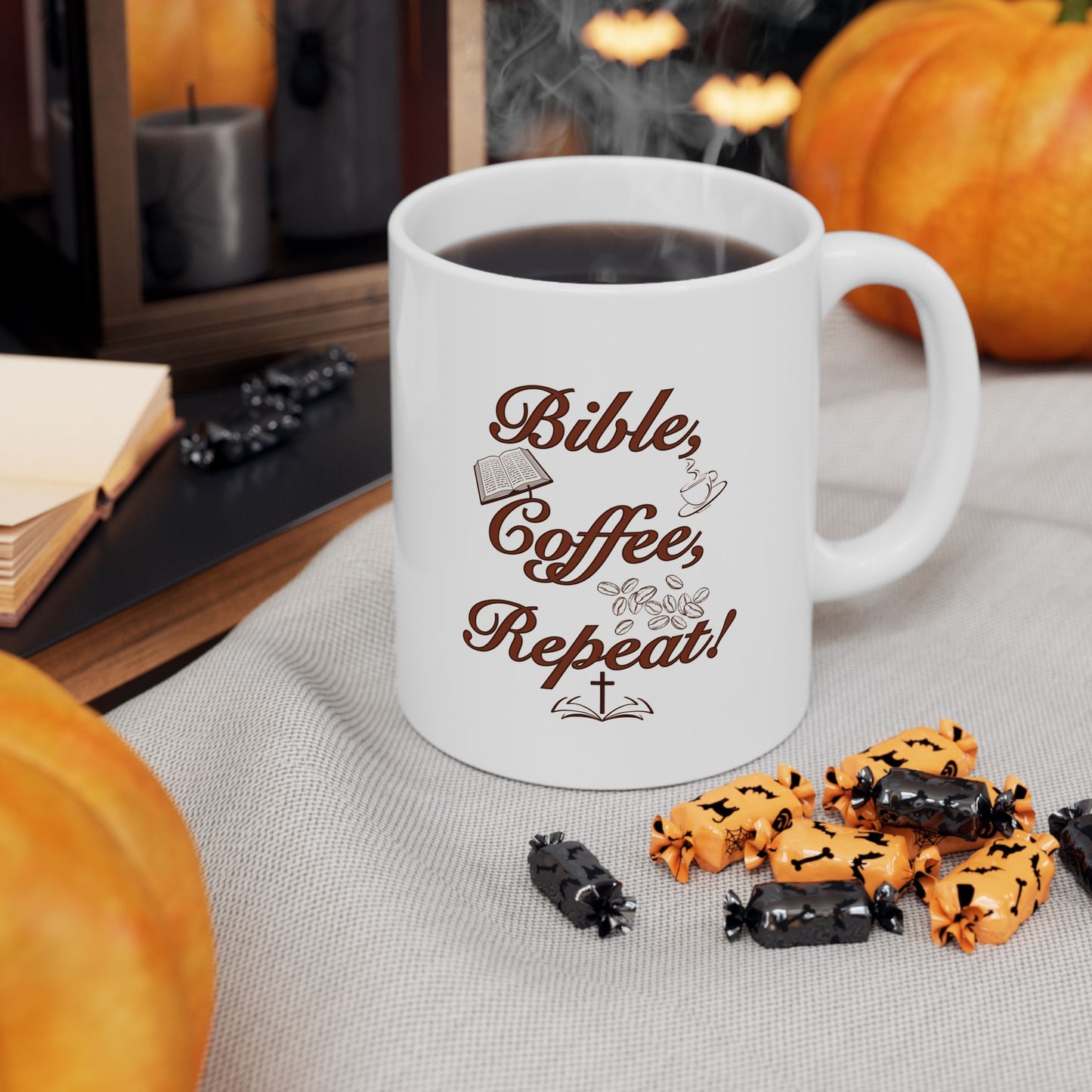 Bible Study Ceramic Coffee Mug - Perfect Gift for Coffee Lovers!