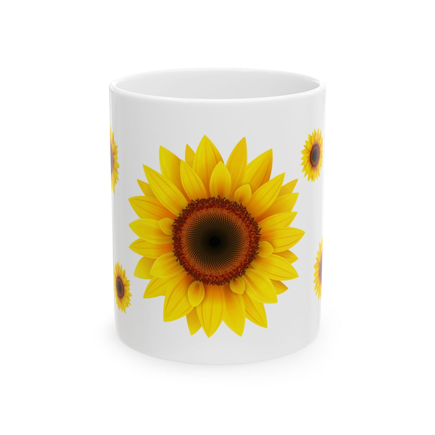 Sunflower Ceramic Mug - 11oz | Perfect Gift for Flower Lovers