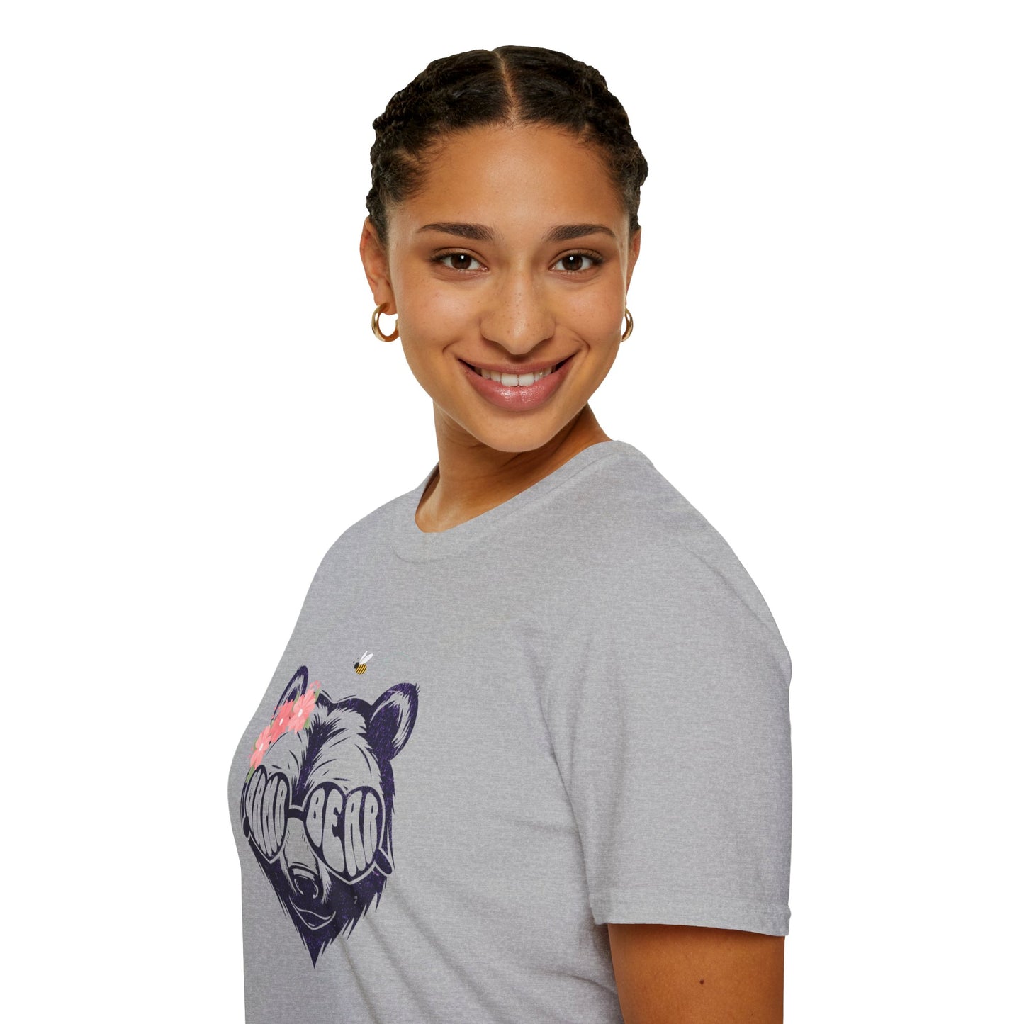 Mama Bear Graphic Unisex Softstyle T-Shirt