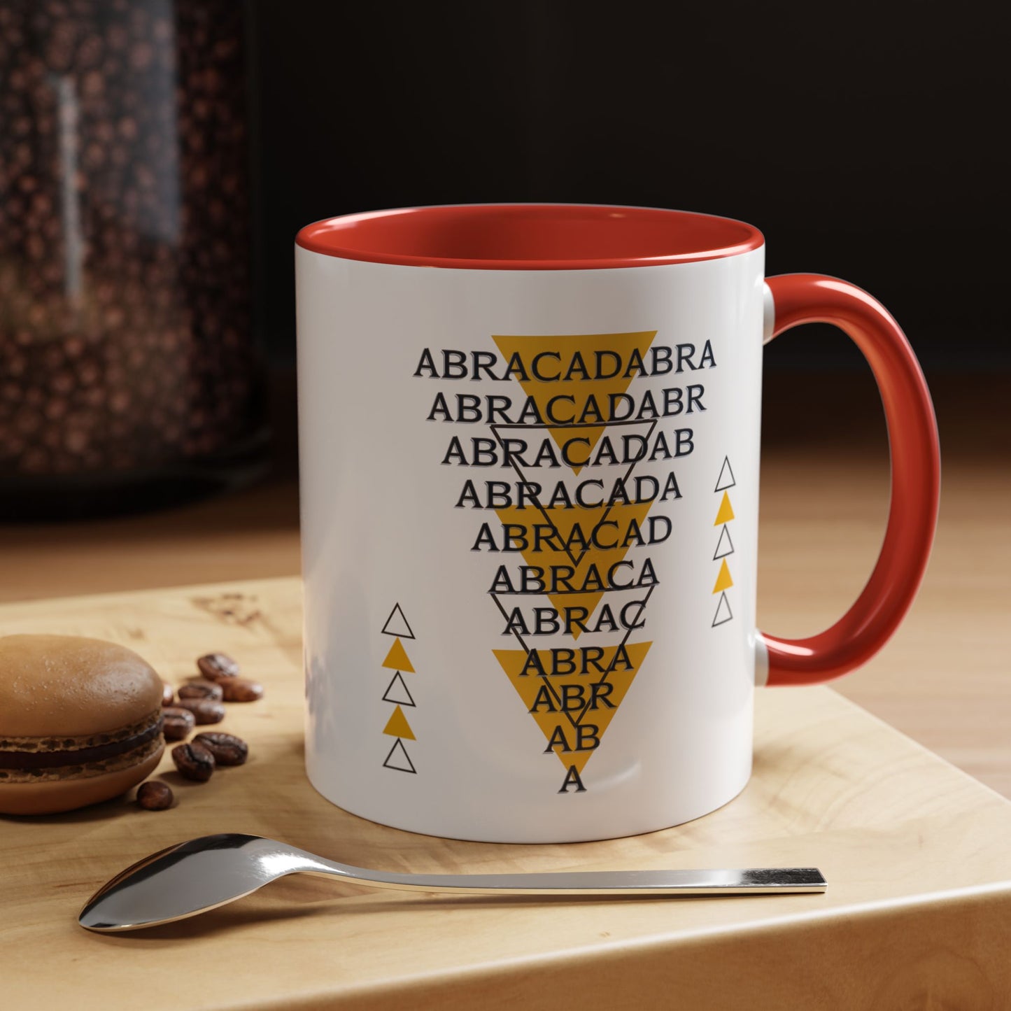 Abracadabra Manifest Accent Coffee Mug (11oz), A Spellbinding Reminder to Speak Magic