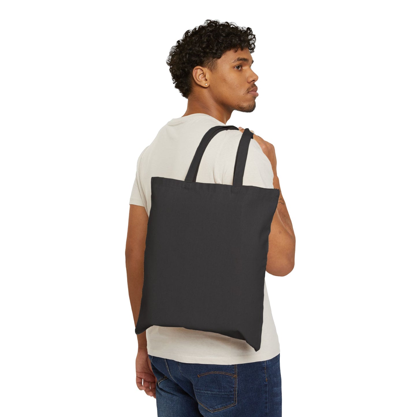 If You Can Read This...... Back Up, Sarcastic, Minimalist, Bold Cotton Canvas Tote Bag - Funny Quote Bag for Shopping, Beach, Gifts, Eco-Friendly and Everyday Use, Perfect for Friends or Family