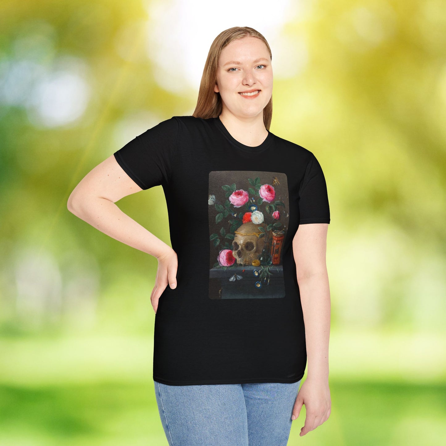 Unisex Graphic Art T-Shirt "Vanitas Reverie" Perfect for Everyone and Anyone, Art Lovers, Poets