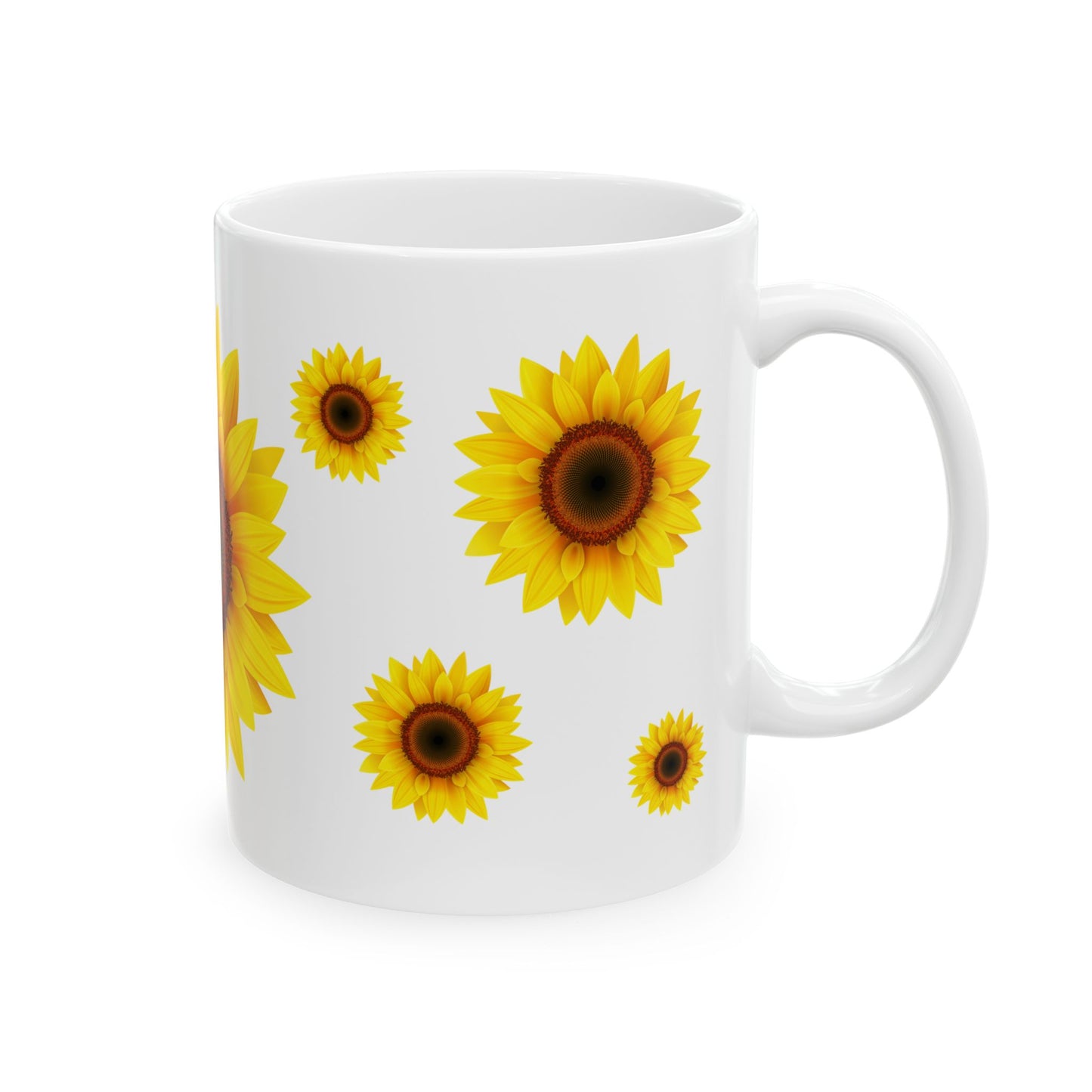 Sunflower Ceramic Mug - 11oz | Perfect Gift for Flower Lovers