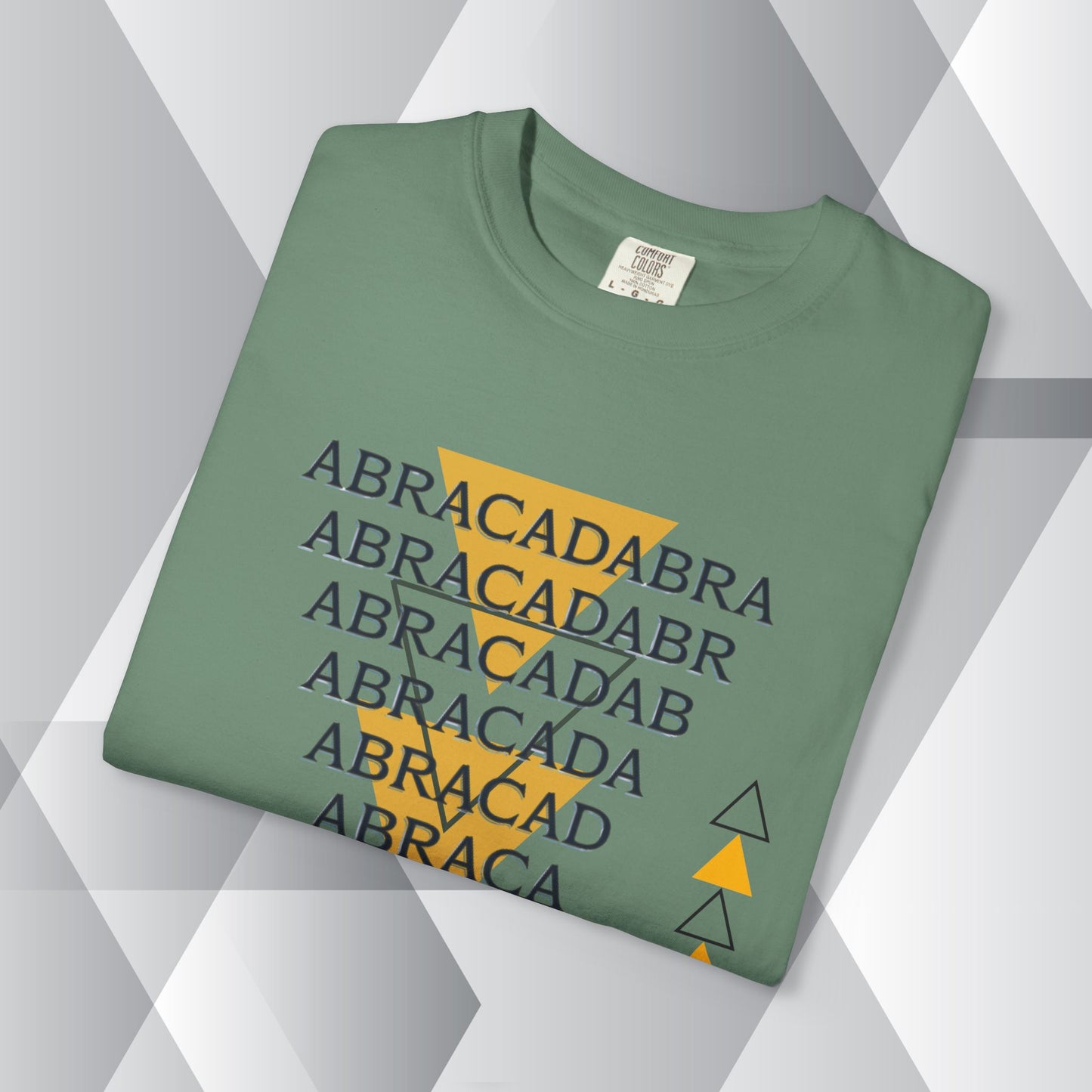 Abracadabra Manifest Tee, A Spellbinding Reminder to Speak Magic, Unisex Garment-Dyed T-shirt