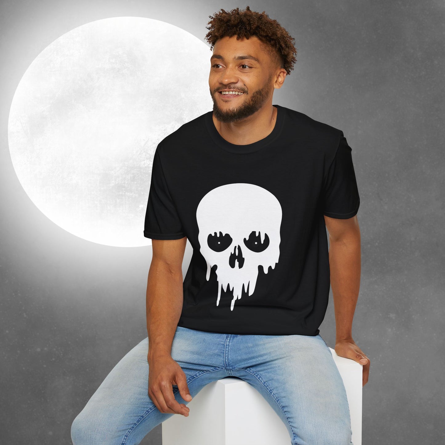 Don't Blink: The Haunted Halloween Skull T-Shirt, Tee for Spooky Season, Skull Lover Gift, Party Wear