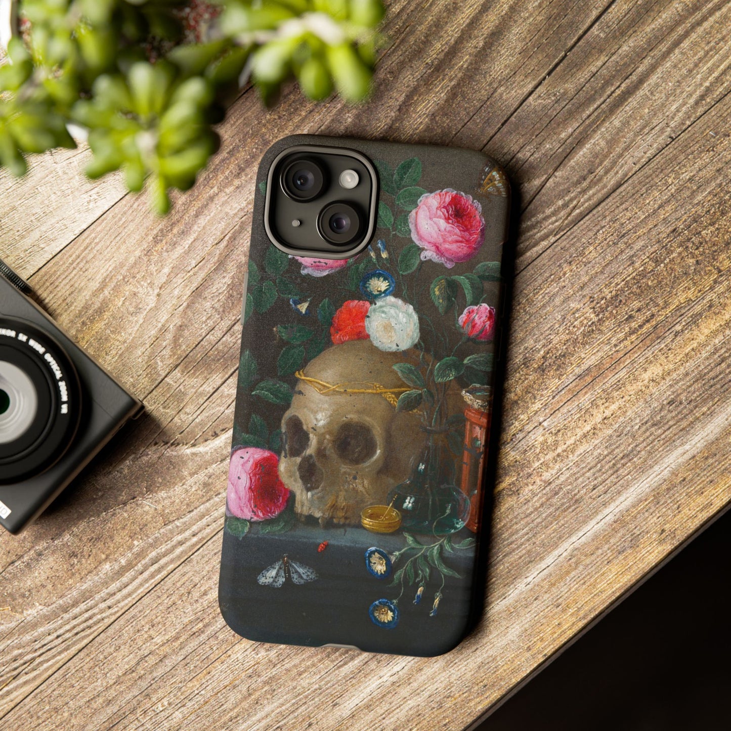 Vanitas Reverie Phone Case, Tough Cases, Gothic Aesthetic, Unique Gift, Halloween Decor, Edgy Phone Accessory