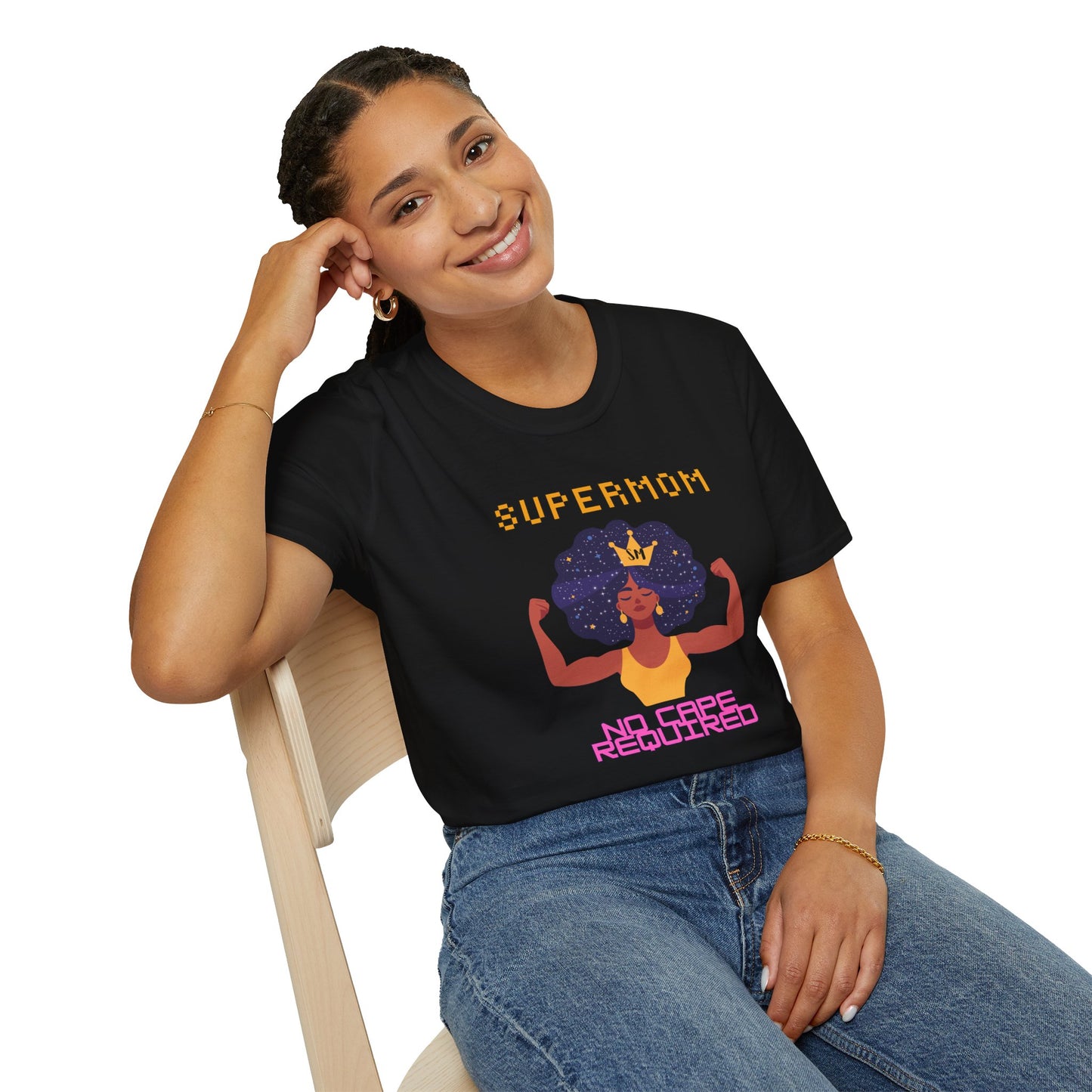 Supermom Retro Graphic T-Shirt - No Cape Required