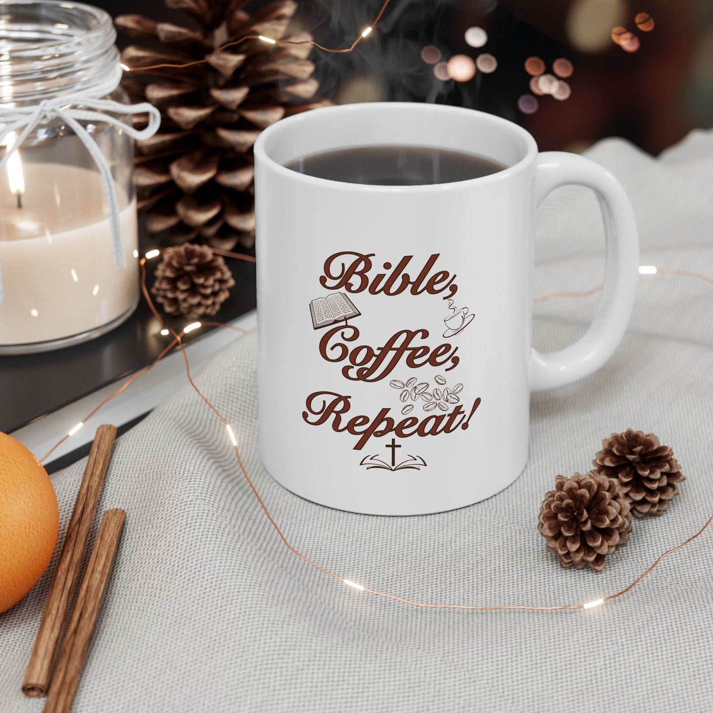 Bible Study Ceramic Coffee Mug - Perfect Gift for Coffee Lovers!