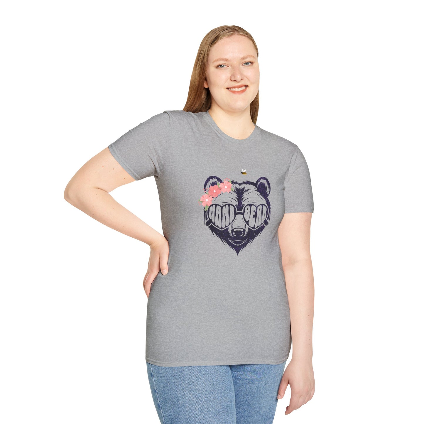 Mama Bear Graphic Unisex Softstyle T-Shirt