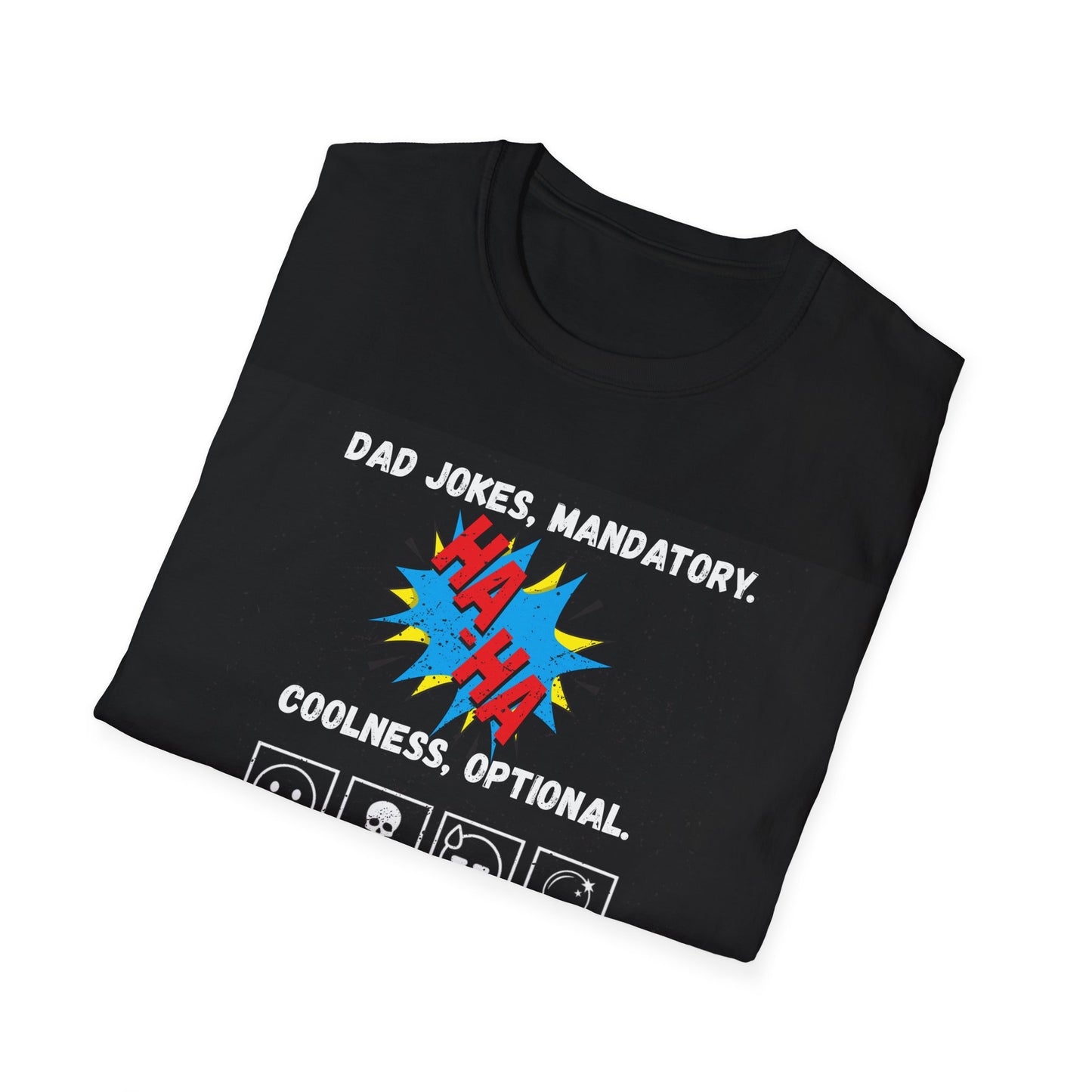 Dad Jokes Mandatory - Coolness Optional Funny Dad T-Shirt, Dad Pun, Gift for Dad