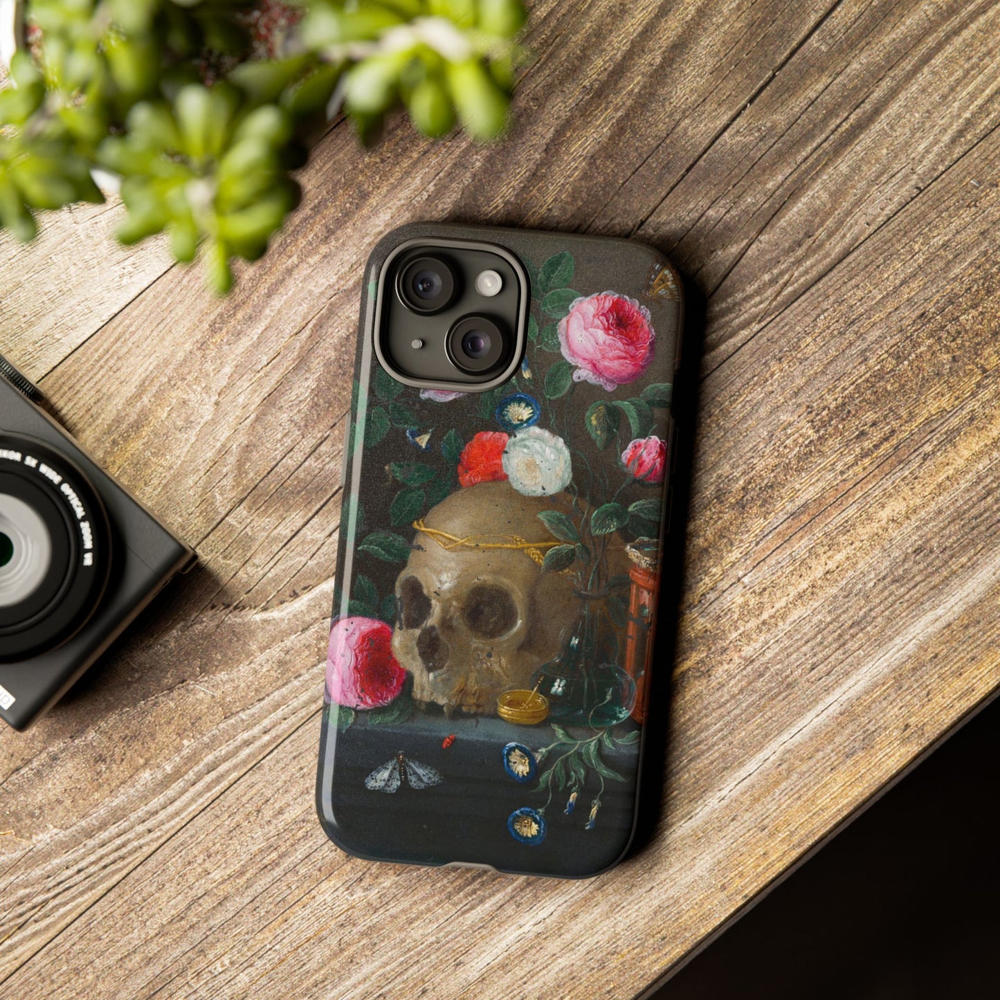 Vanitas Reverie Phone Case, Tough Cases, Gothic Aesthetic, Unique Gift, Halloween Decor, Edgy Phone Accessory
