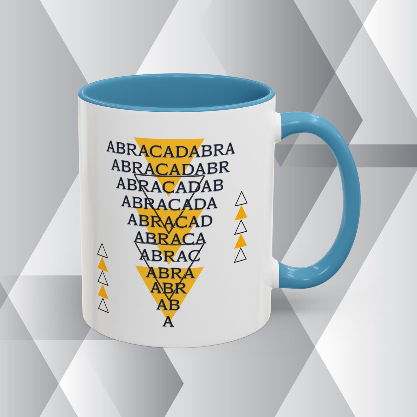 Abracadabra Manifest Accent Coffee Mug (11oz), A Spellbinding Reminder to Speak Magic