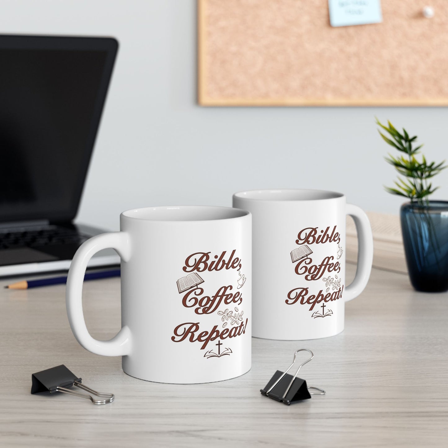 Bible Study Ceramic Coffee Mug - Perfect Gift for Coffee Lovers!
