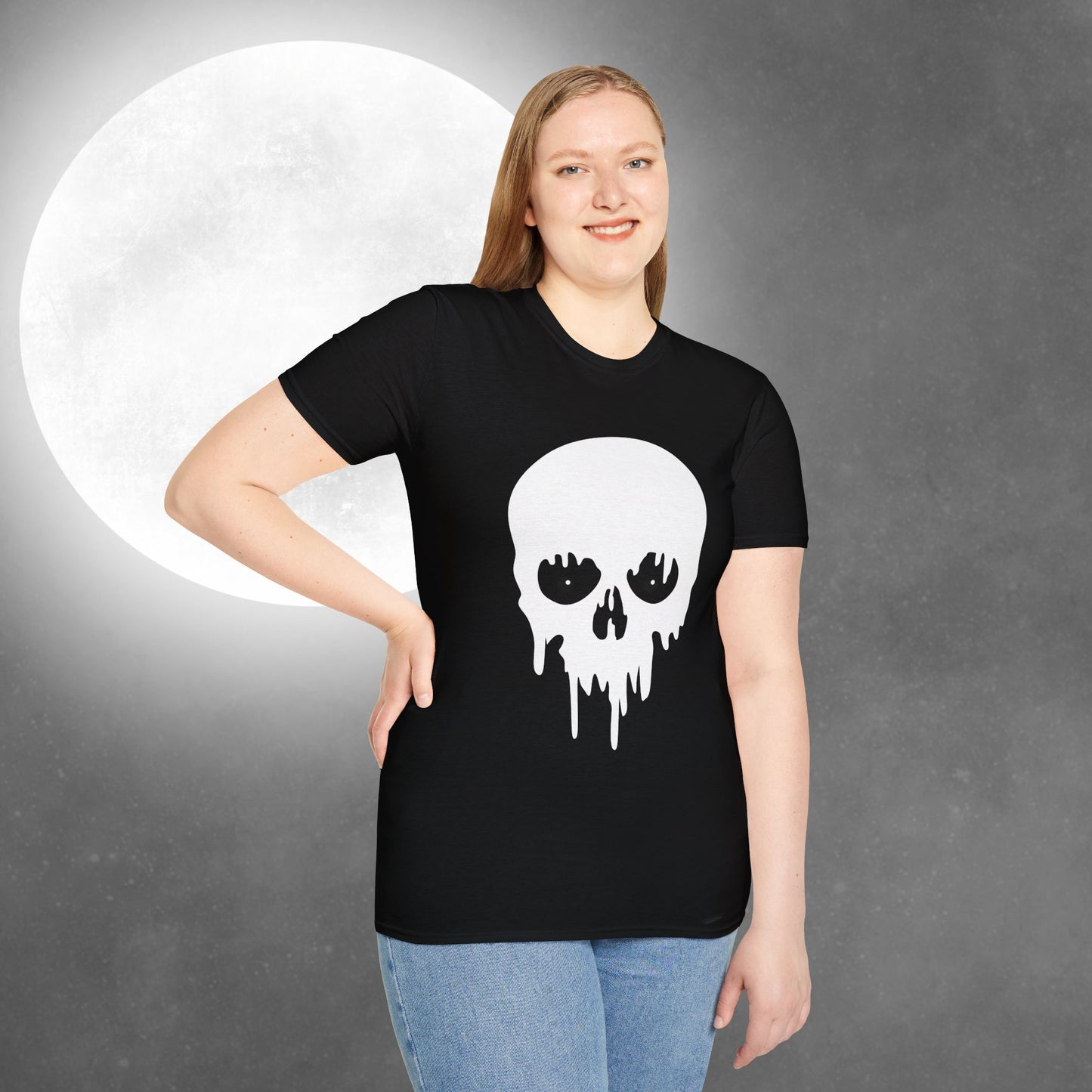 Don't Blink: The Haunted Halloween Skull T-Shirt, Tee for Spooky Season, Skull Lover Gift, Party Wear