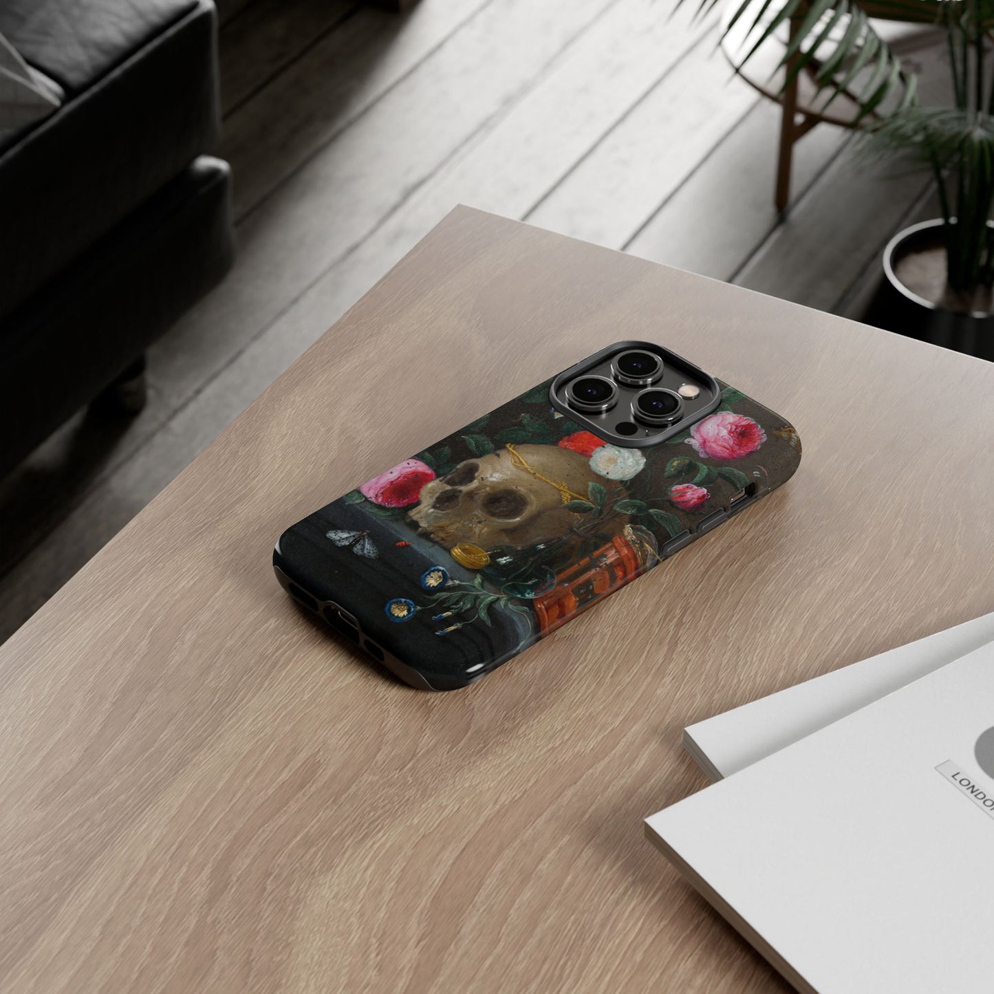Vanitas Reverie Phone Case, Tough Cases, Gothic Aesthetic, Unique Gift, Halloween Decor, Edgy Phone Accessory