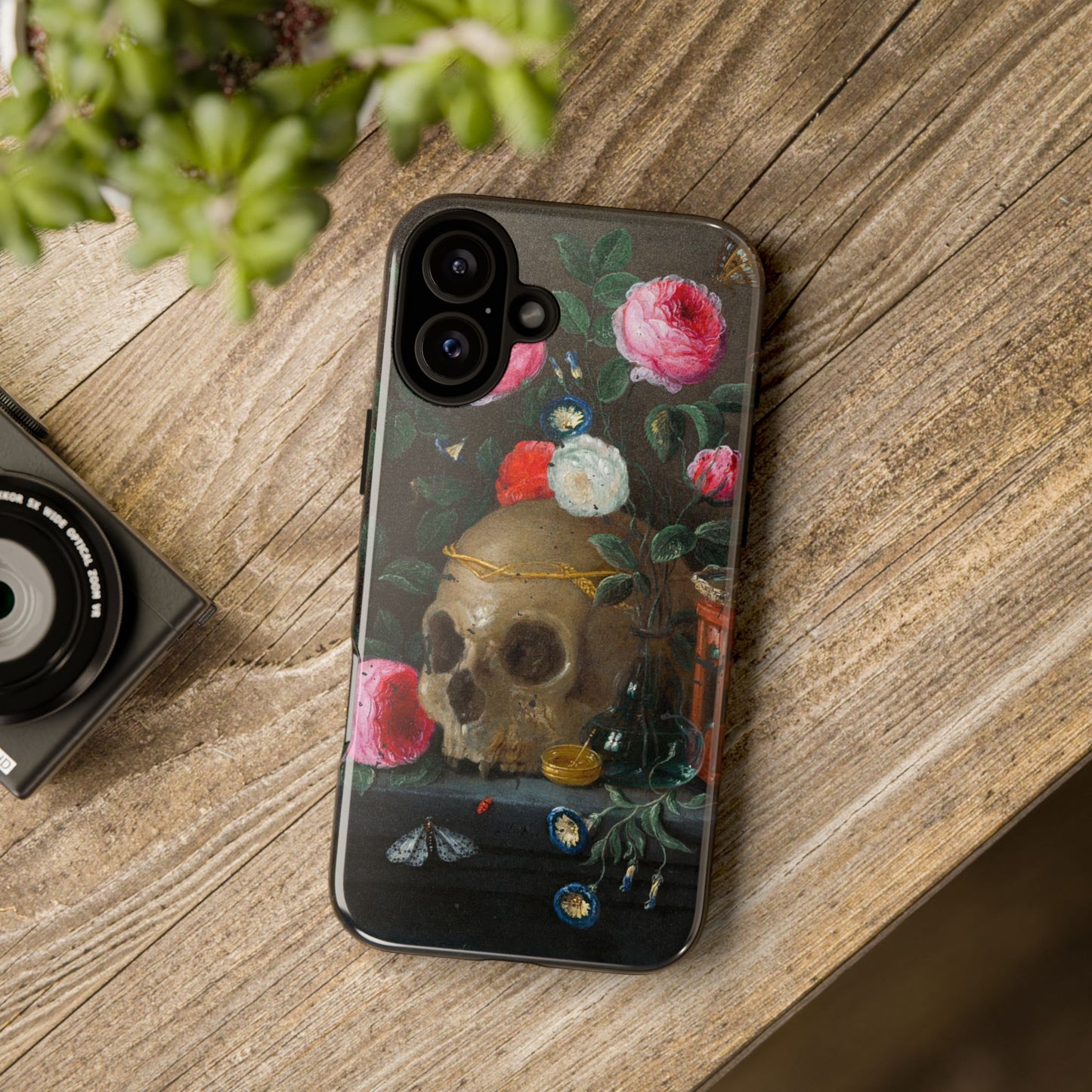 Vanitas Reverie Phone Case, Tough Cases, Gothic Aesthetic, Unique Gift, Halloween Decor, Edgy Phone Accessory