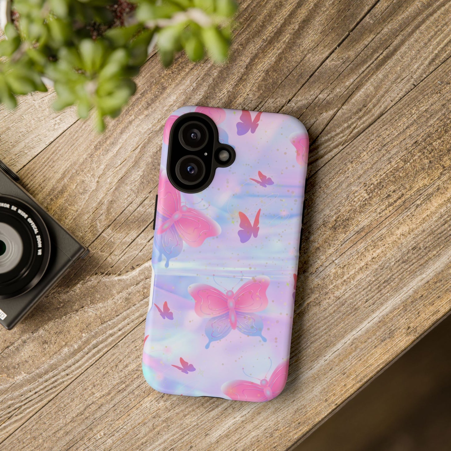 Butterfly Dreams Phone Case - Tough Protective Cover for Butterfly Lovers