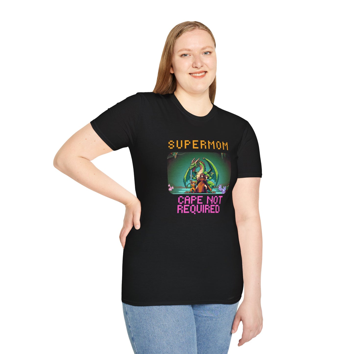 Supermom Graphic Unisex T-Shirt - Cape Not Required