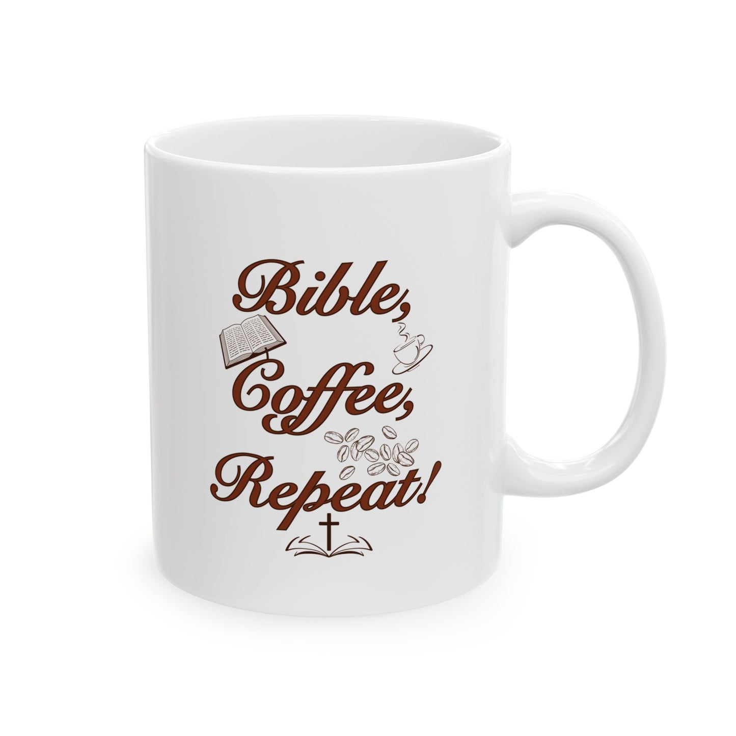 Bible Study Ceramic Coffee Mug - Perfect Gift for Coffee Lovers!