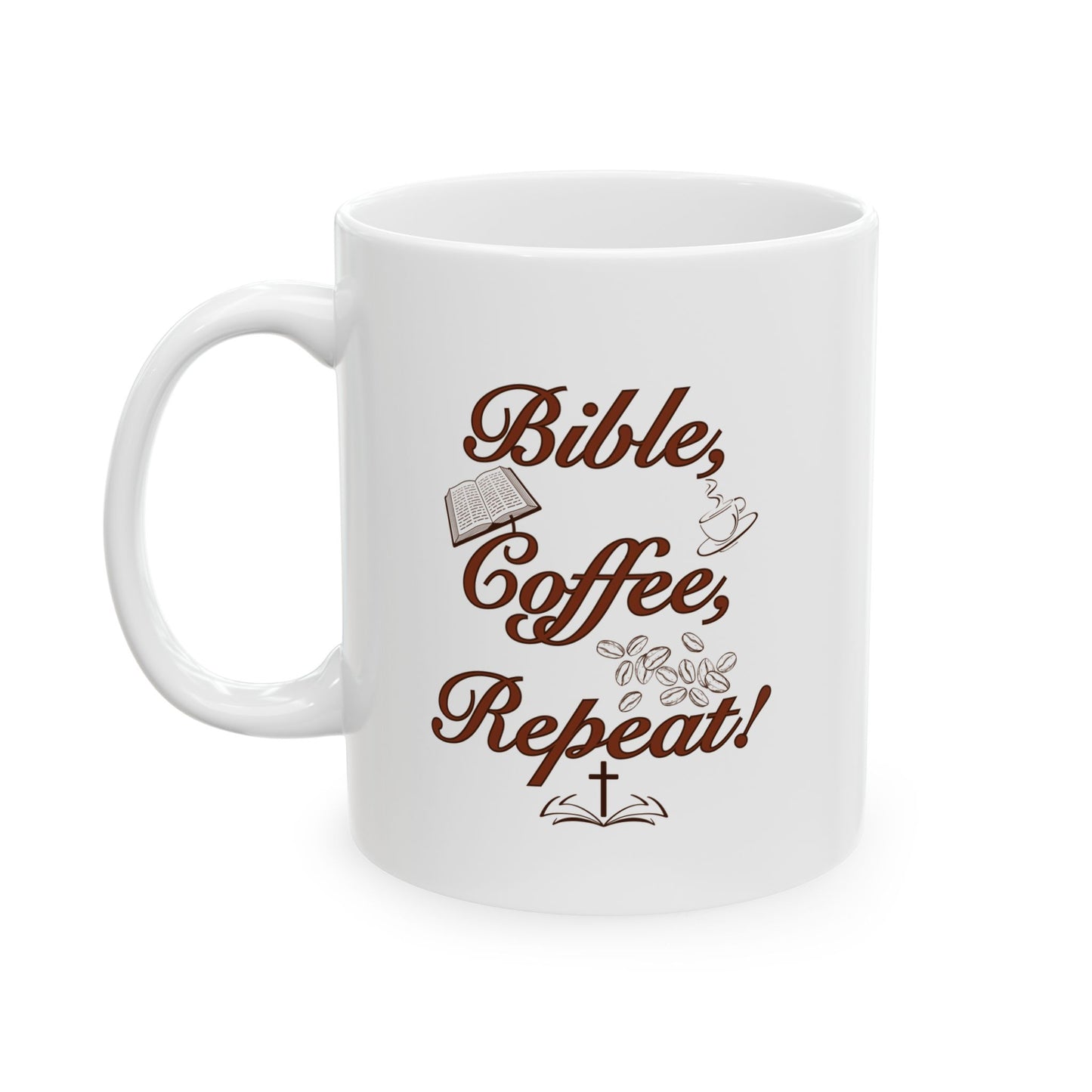 Bible Study Ceramic Coffee Mug - Perfect Gift for Coffee Lovers!