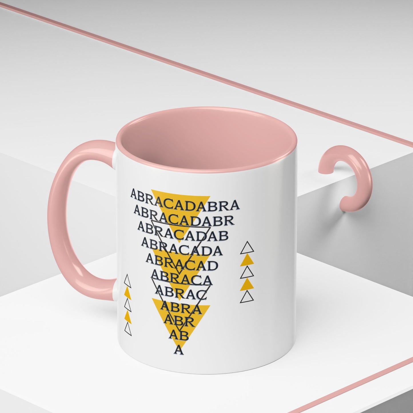 Abracadabra Manifest Accent Coffee Mug (11oz), A Spellbinding Reminder to Speak Magic