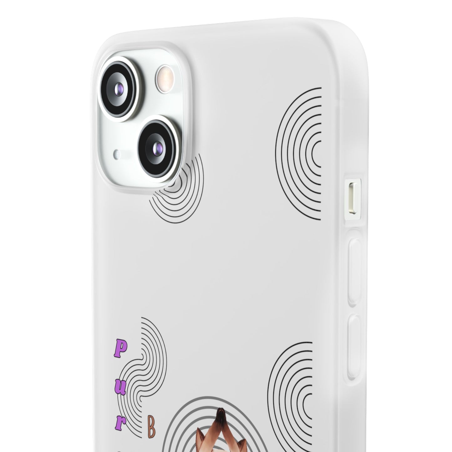 Cat Balance Phone Case, Cute Pet Lover Gift, Flexible Mobile Cover, Animal Art Accessories, Unique Phone Protector