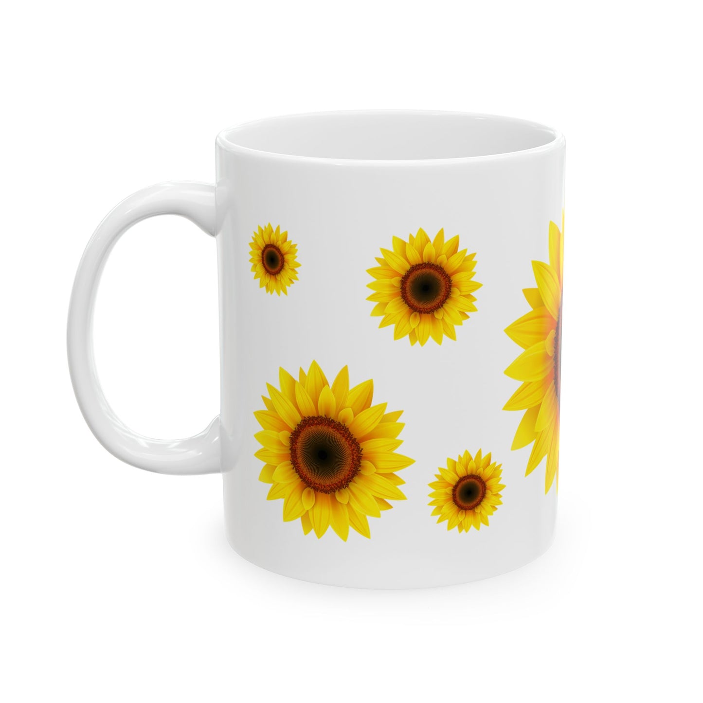 Sunflower Ceramic Mug - 11oz | Perfect Gift for Flower Lovers