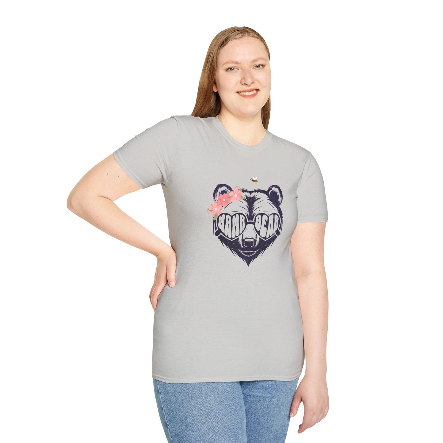 Mama Bear Graphic Unisex Softstyle T-Shirt