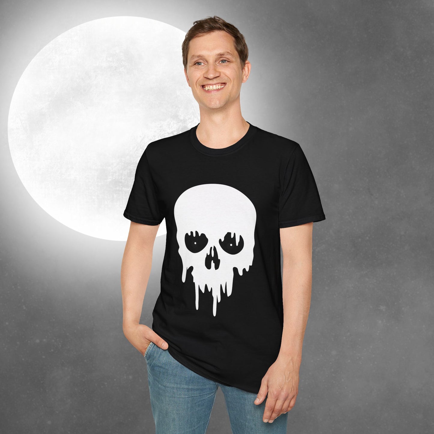 Don't Blink: The Haunted Halloween Skull T-Shirt, Tee for Spooky Season, Skull Lover Gift, Party Wear