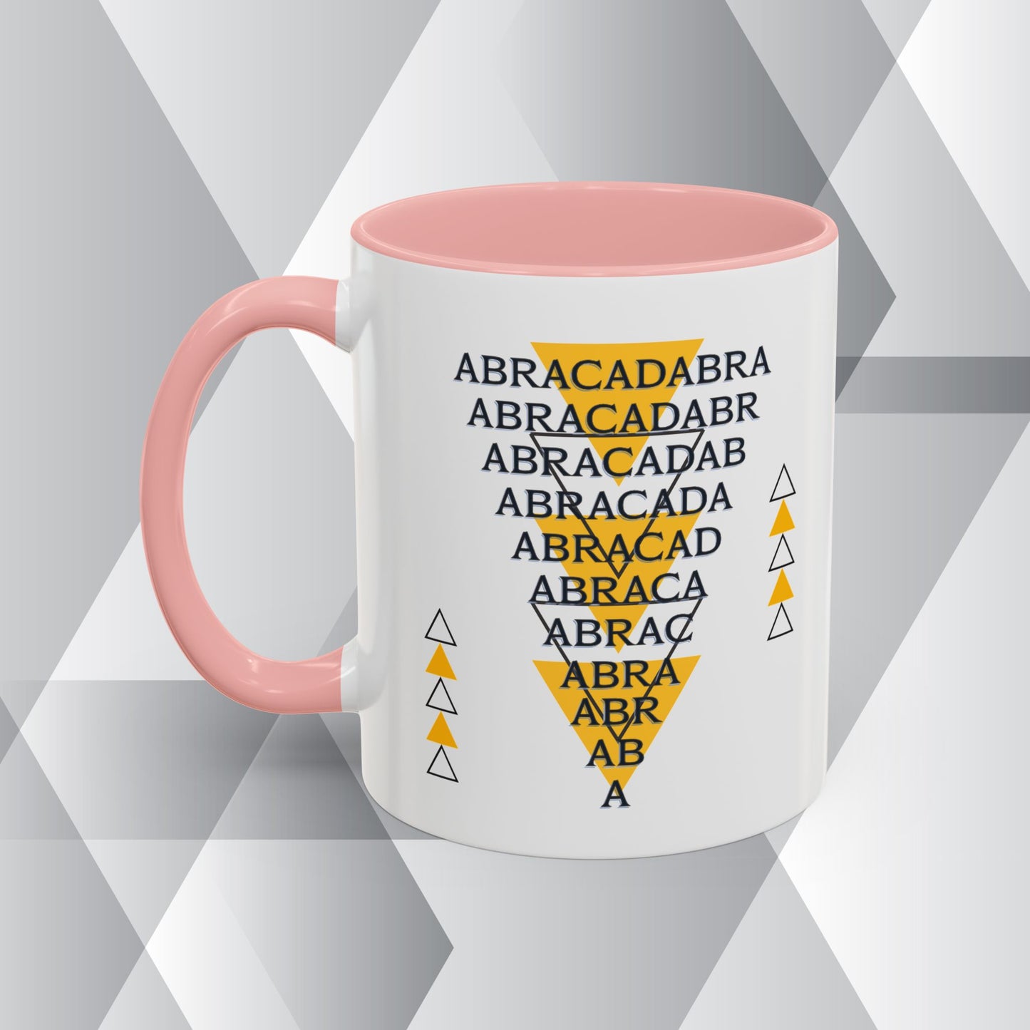 Abracadabra Manifest Accent Coffee Mug (11oz), A Spellbinding Reminder to Speak Magic