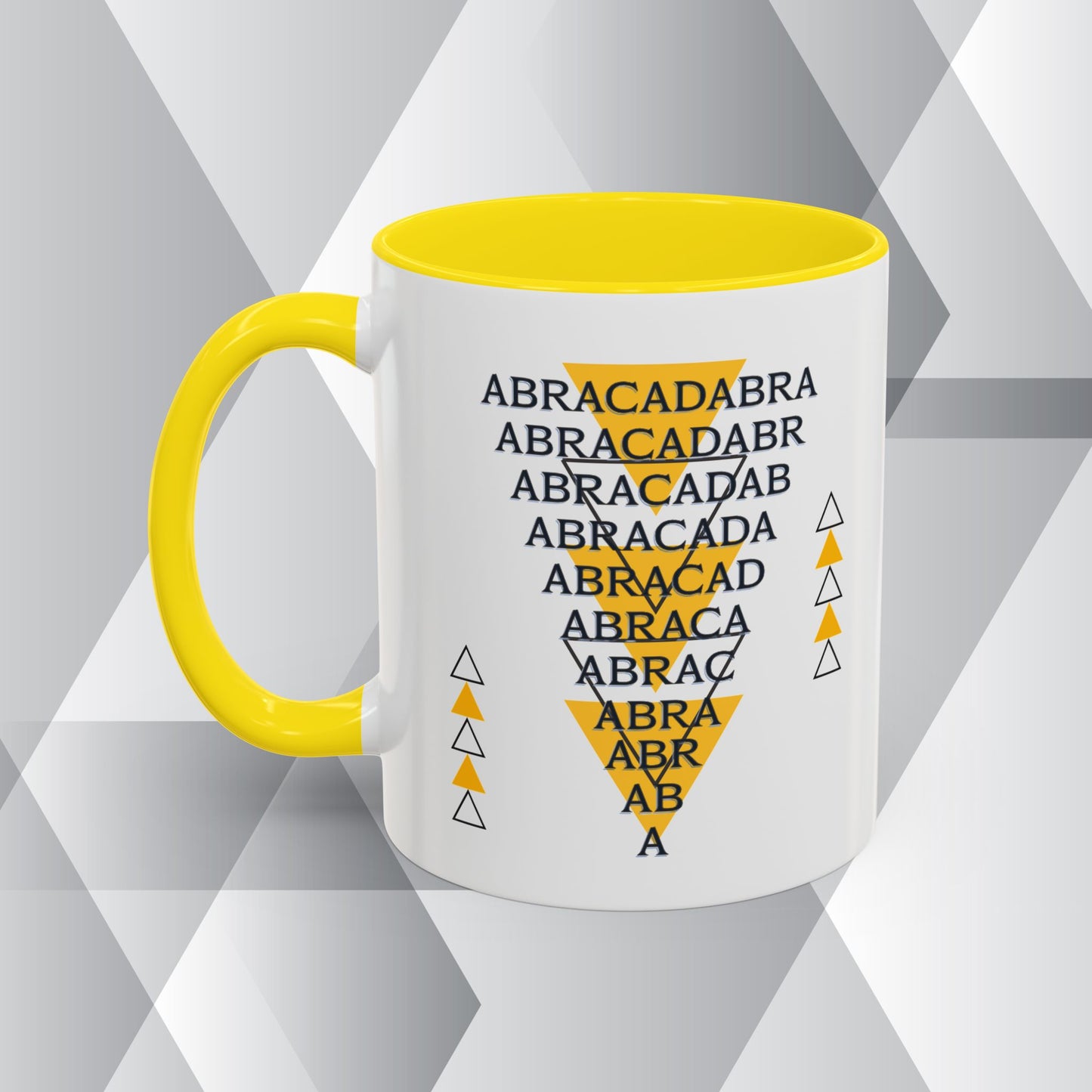 Abracadabra Manifest Accent Coffee Mug (11oz), A Spellbinding Reminder to Speak Magic