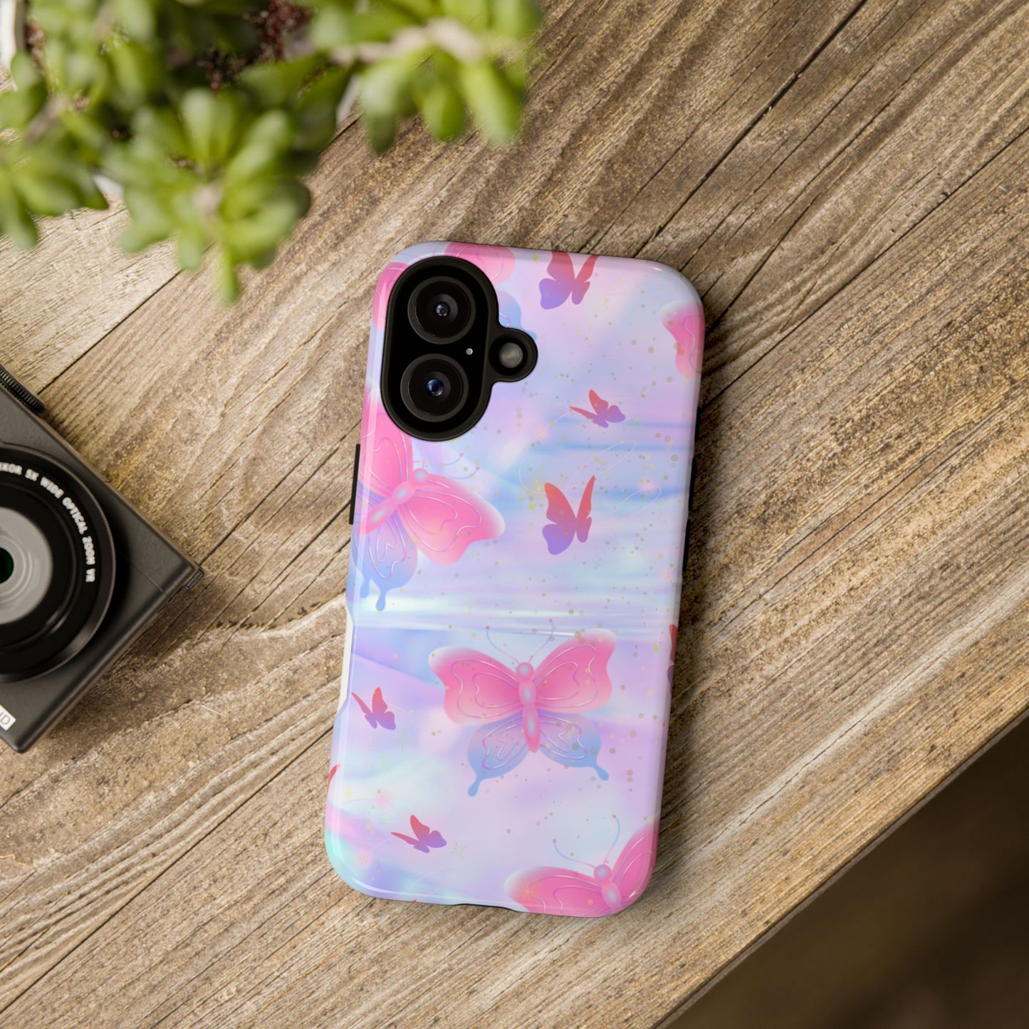 Butterfly Dreams Phone Case - Tough Protective Cover for Butterfly Lovers