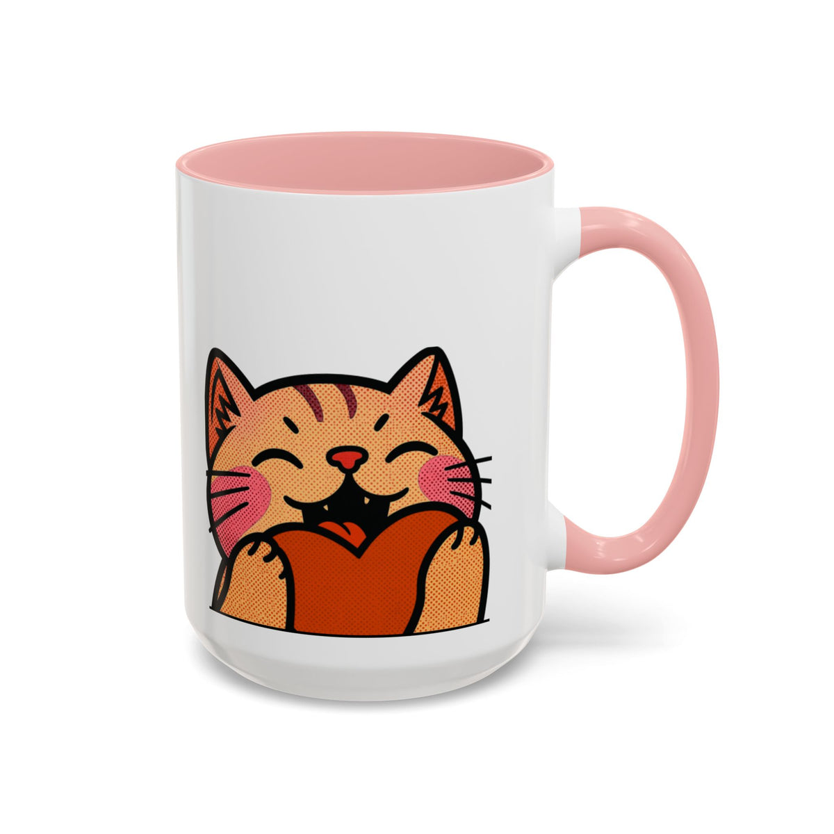 Heart, Hug, Happiness, Love Accent Coffee Mug – Twitch Emote