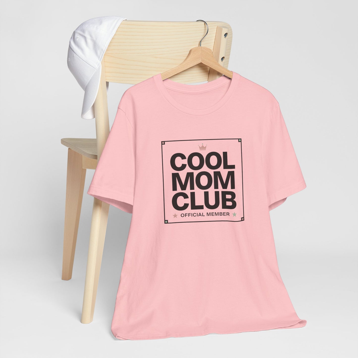 Cool Mom Club Official Member T-Shirt | Minimalist Streetwear Mom Tee