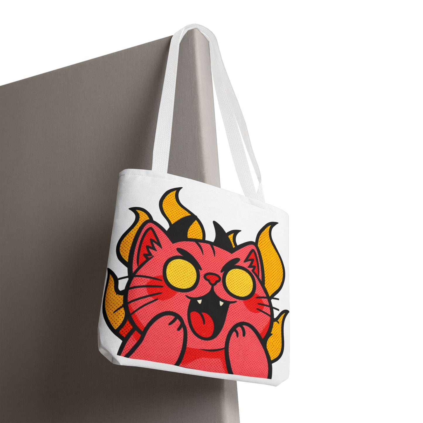 Evil Laughing Cat - Twitch Emote - Devil Cat Tote
