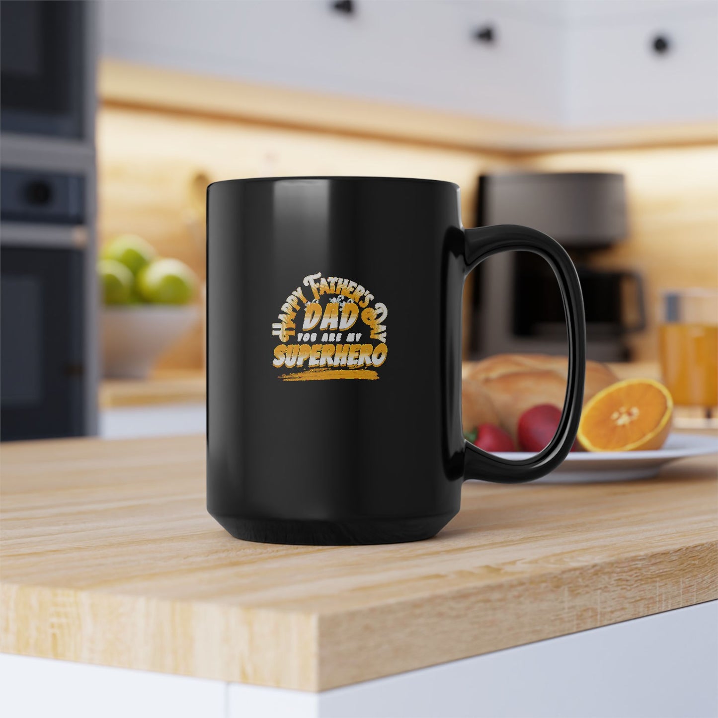 Dad Superhero Mug — Happy Father’s Day Coffee Cup (11oz & 15oz)