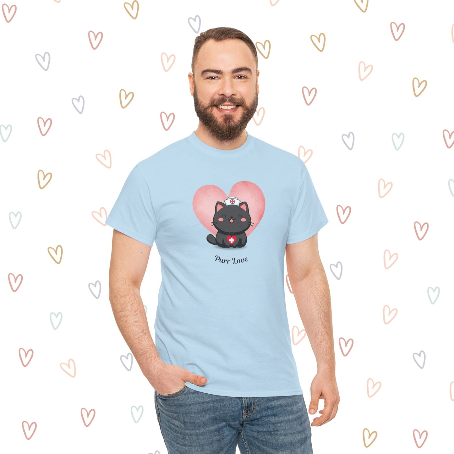 Purr Love Cat Nurse T-Shirt