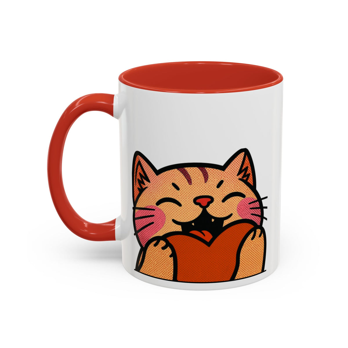 Heart, Hug, Happiness, Love Accent Coffee Mug – Twitch Emote