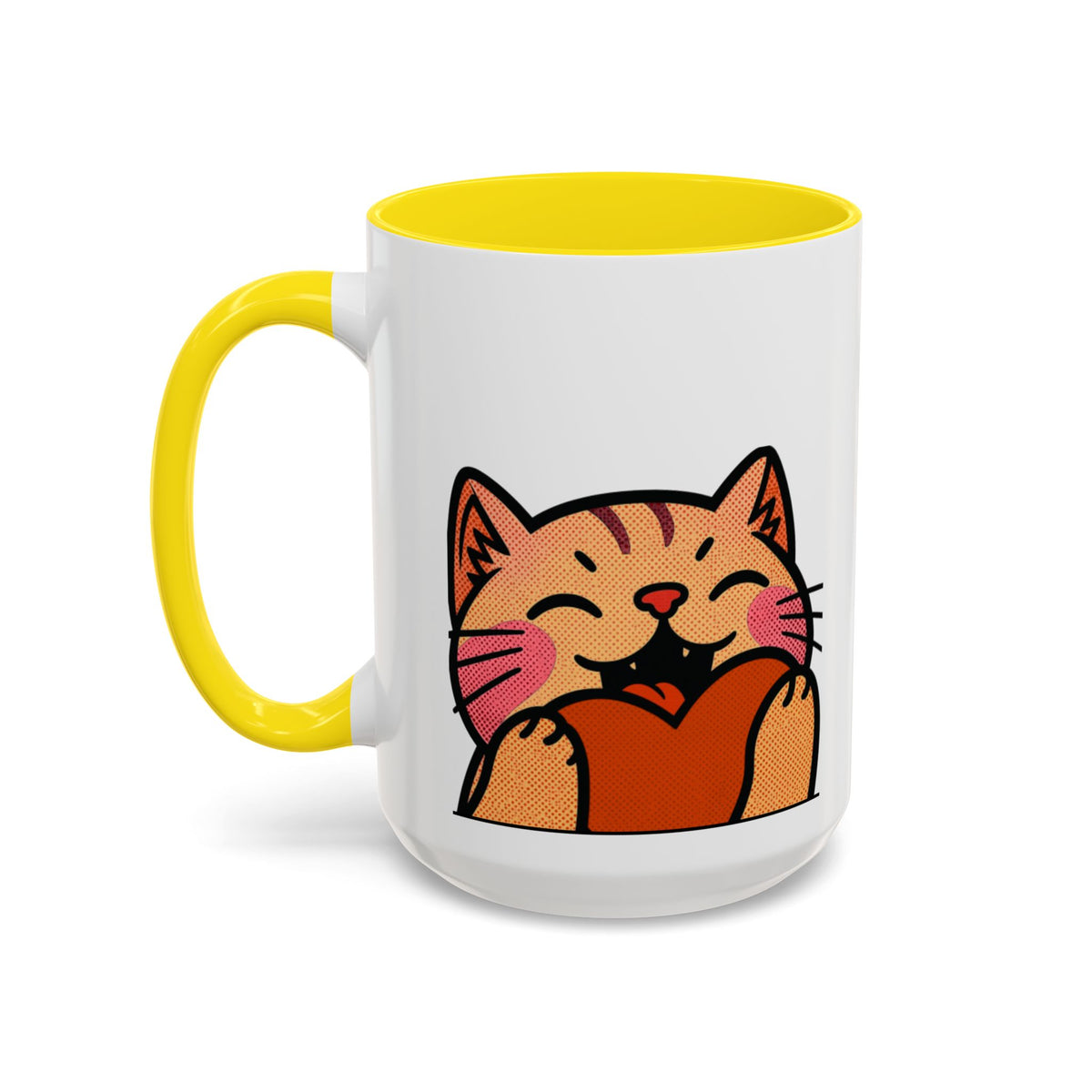 Heart, Hug, Happiness, Love Accent Coffee Mug – Twitch Emote