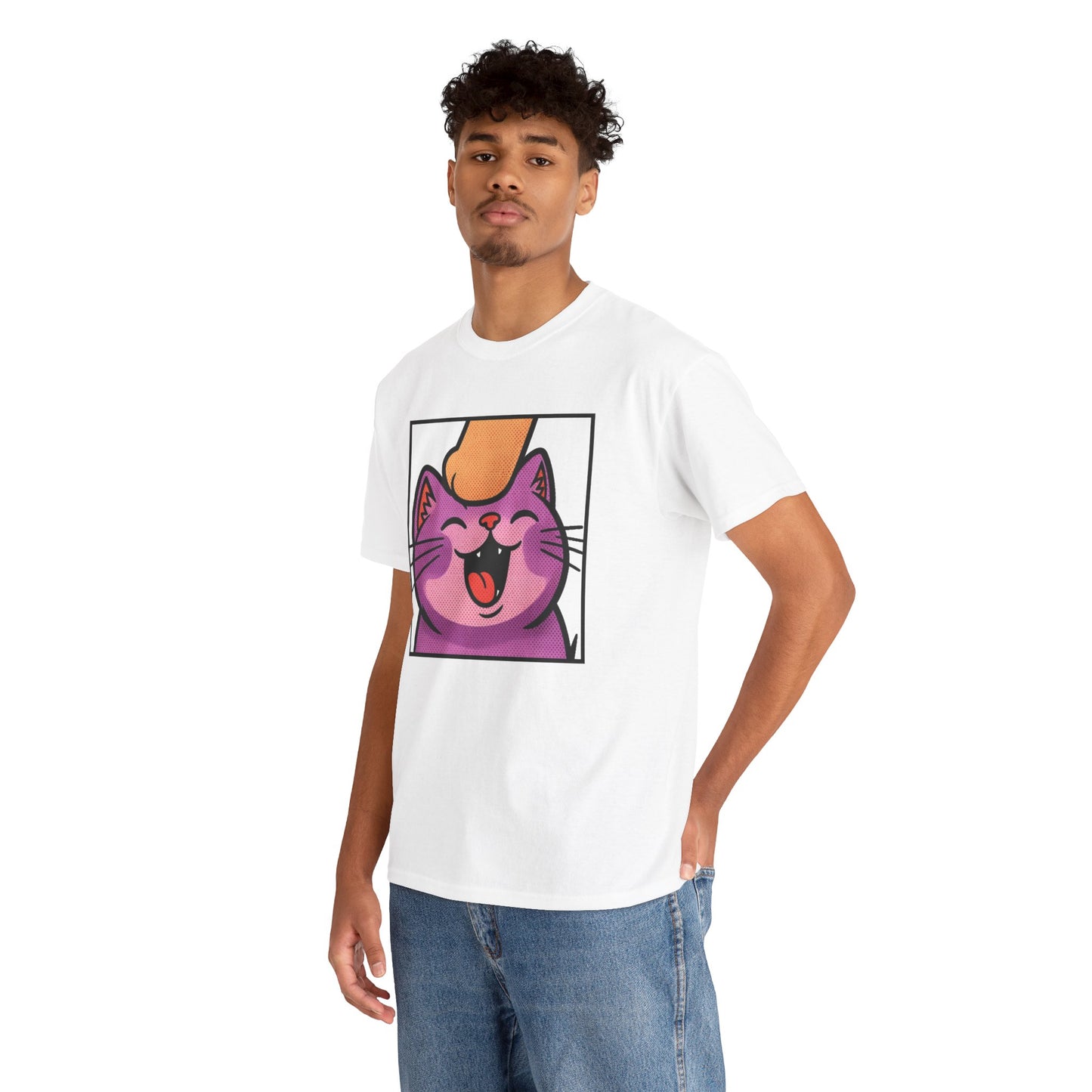 Twitch Emote "Pet Me, Purrfectly Happy!