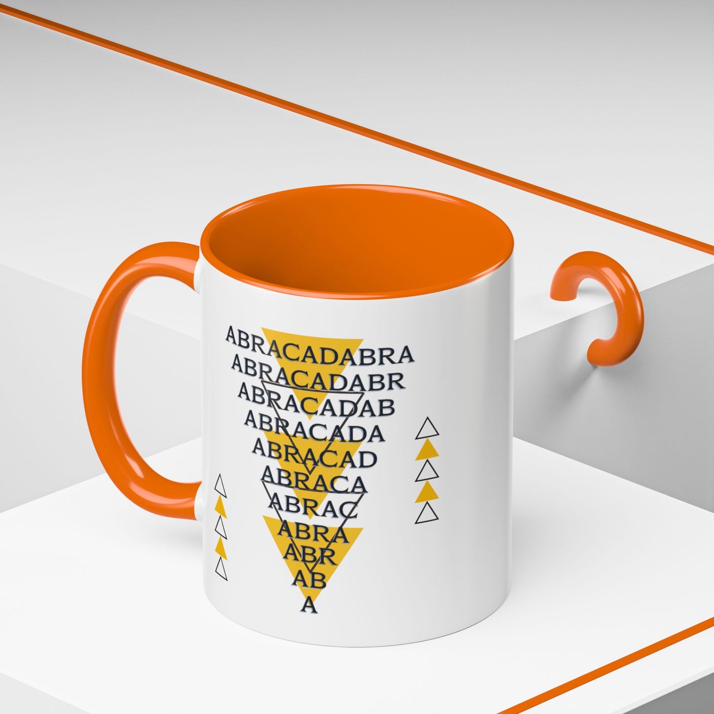 Abracadabra Manifest Accent Coffee Mug (11oz), A Spellbinding Reminder to Speak Magic