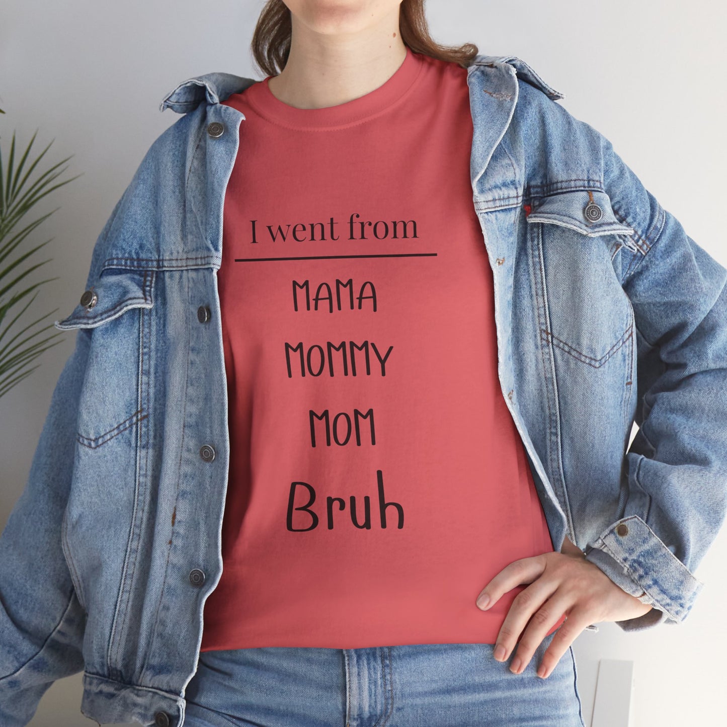 Mama Mommy Mom Bruh T‑Shirt — Funny Mom Evolution Tee