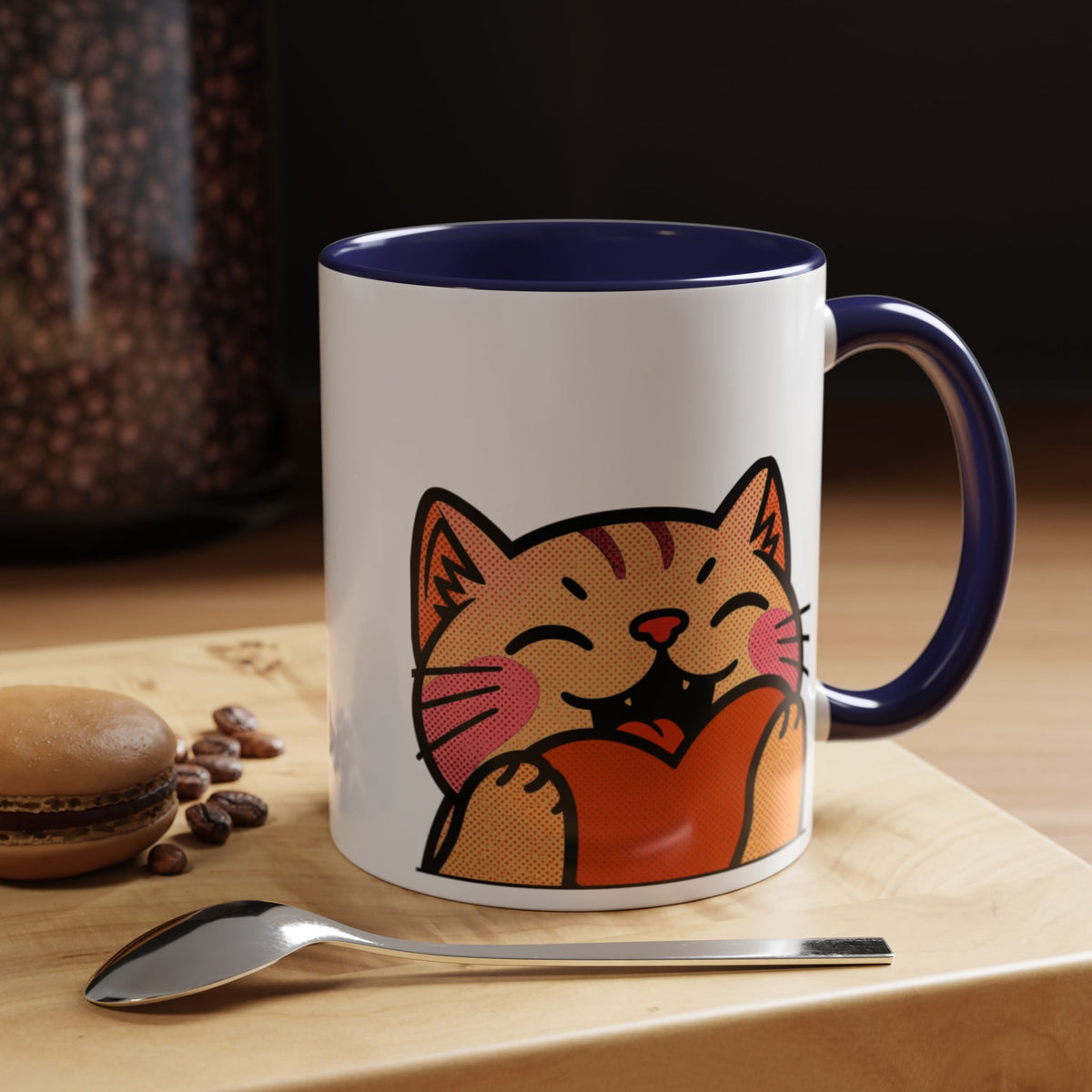 Heart, Hug, Happiness, Love Accent Coffee Mug – Twitch Emote