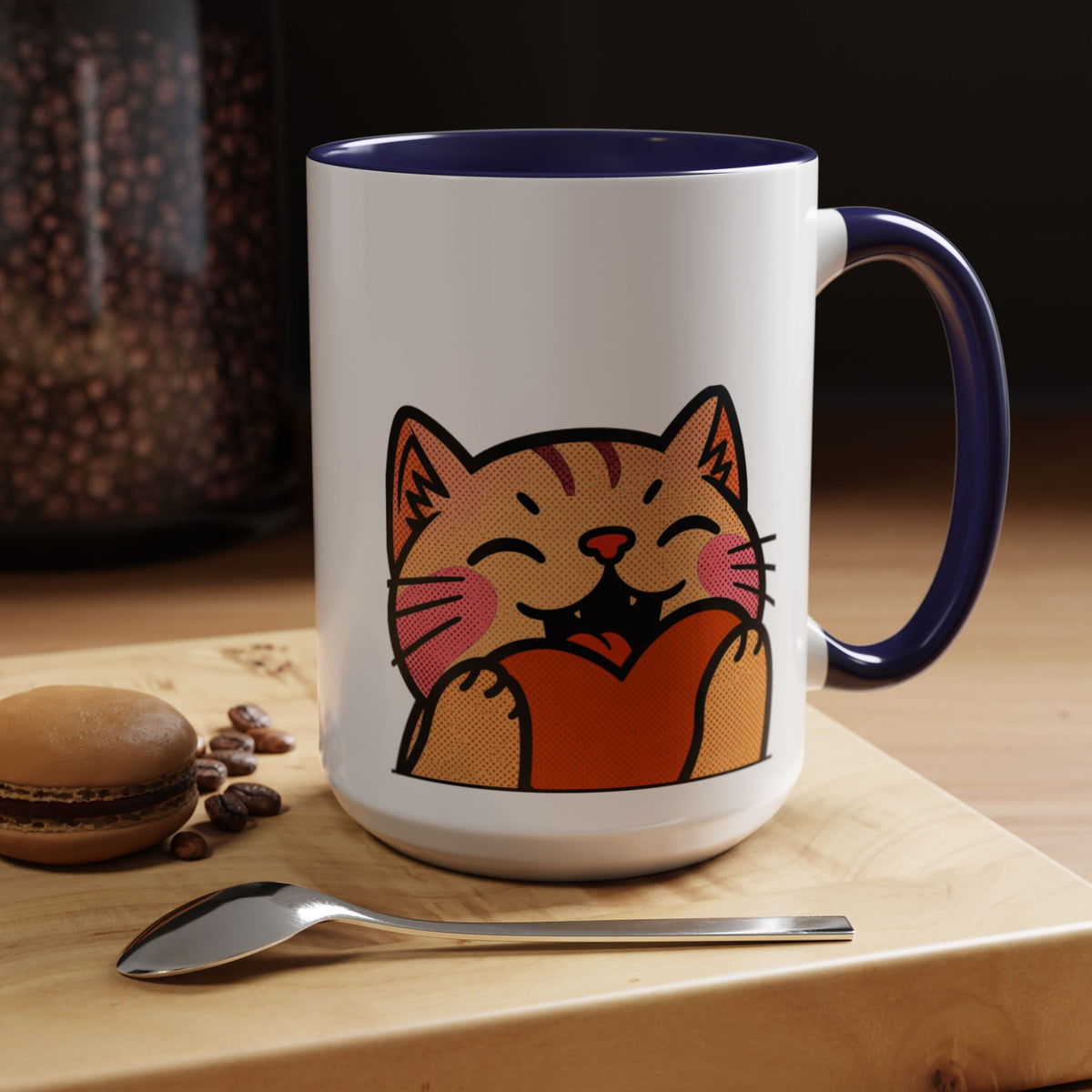 Heart, Hug, Happiness, Love Accent Coffee Mug – Twitch Emote