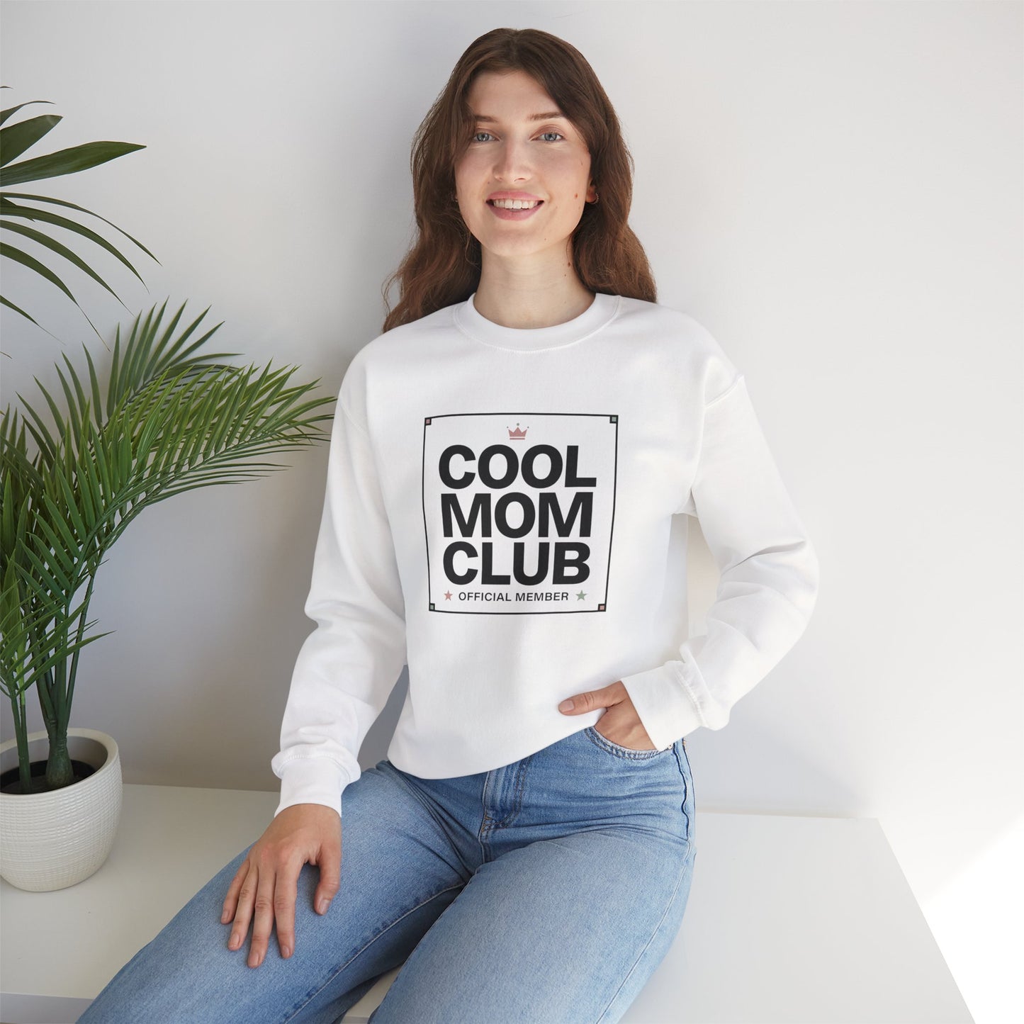 Cool Mom Club Official Member Sweatshirt | Minimalist Streetwear Mom