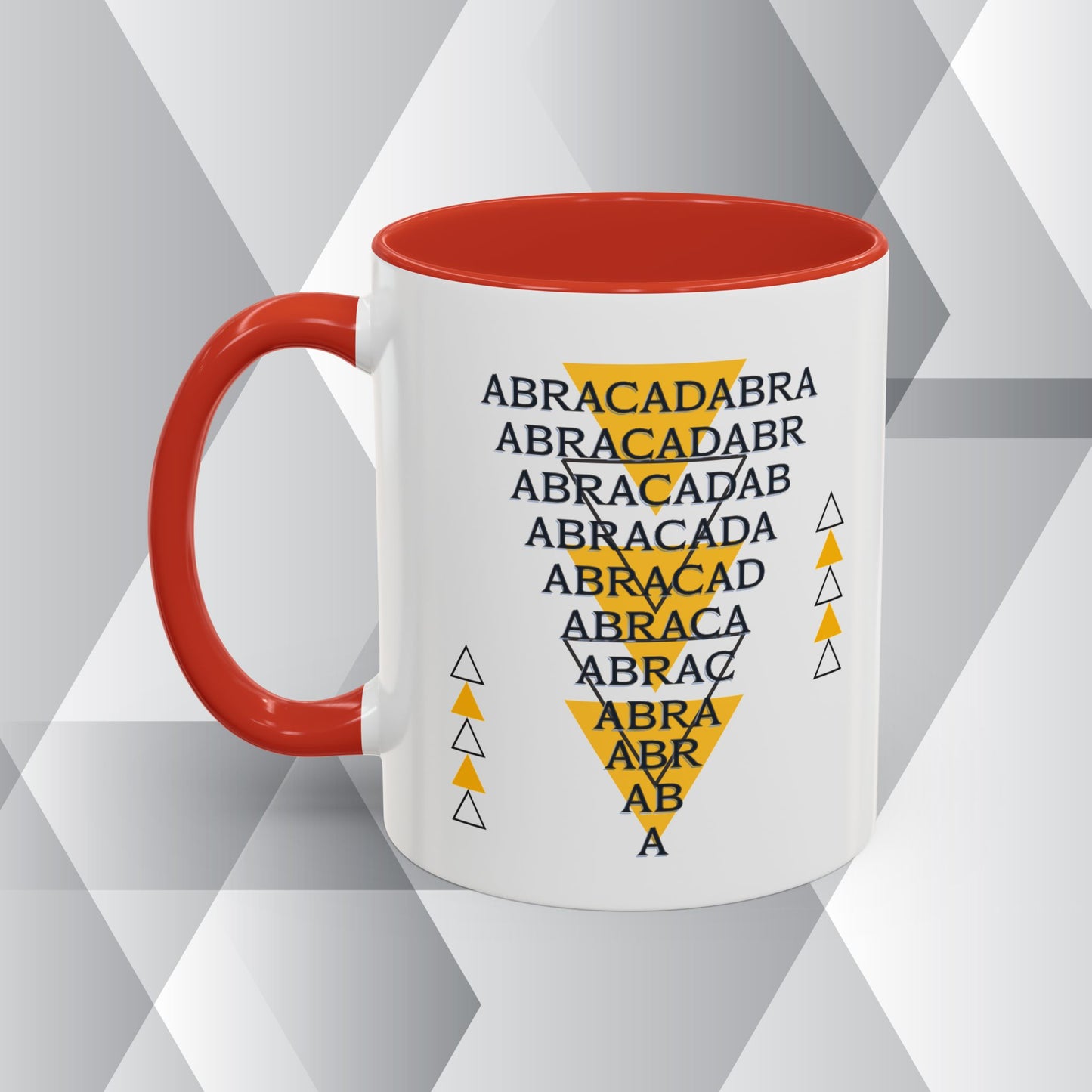 Abracadabra Manifest Accent Coffee Mug (11oz), A Spellbinding Reminder to Speak Magic