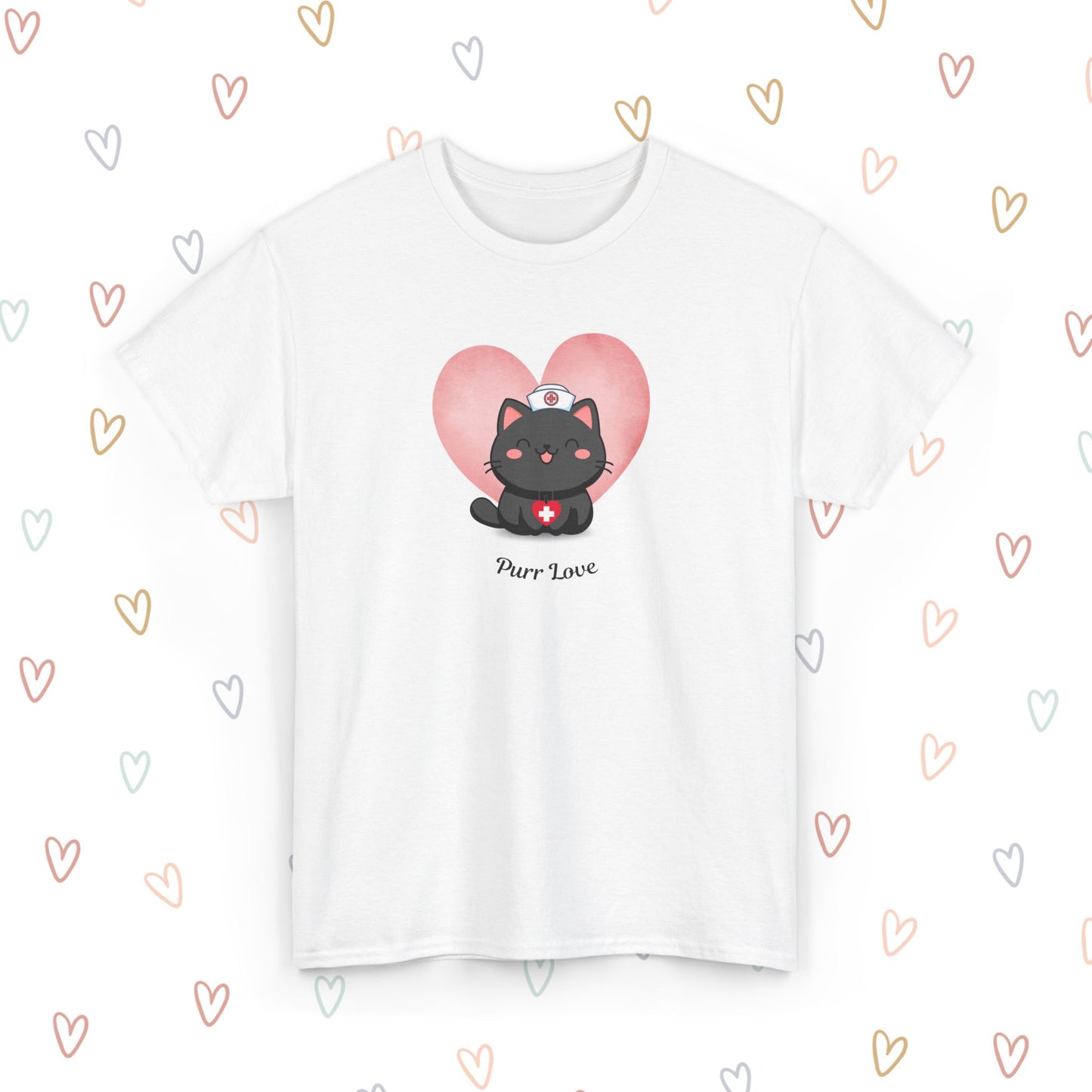 Purr Love Cat Nurse T-Shirt
