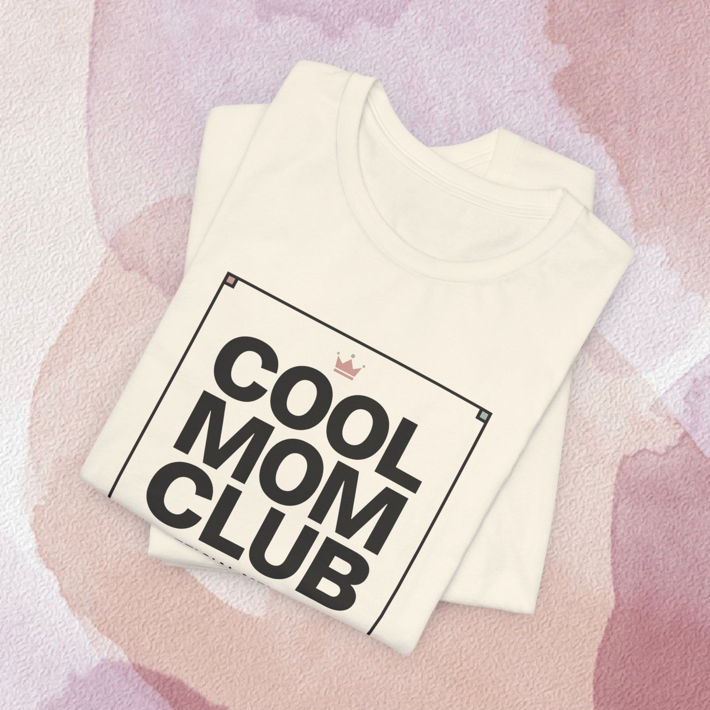 Cool Mom Club Official Member T-Shirt | Minimalist Streetwear Mom Tee