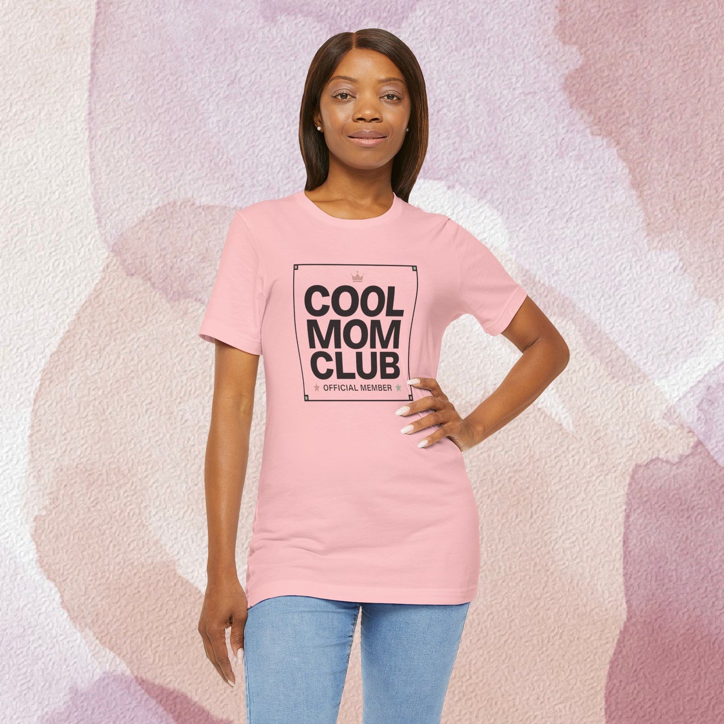 Cool Mom Club Official Member T-Shirt | Minimalist Streetwear Mom Tee